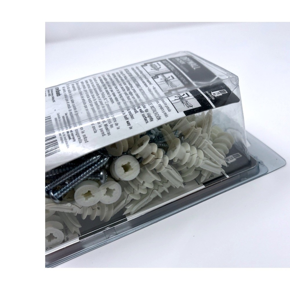 E-Z Ancor #25310 - Twist-N-Lock 75 lb. Self-Driving Drywall Anchor 50pc NIP 5/8" - Picture 8 of 13